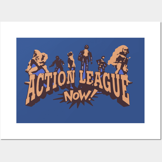 Action League Now! Wall Art by BlkandNerdy